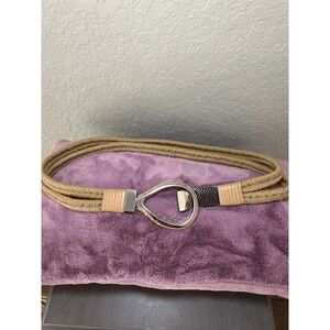 Chicos Stretch Chunky Belt Coastal Cowgirl S/M